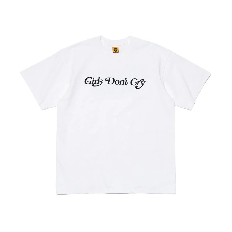 HUMAN MADE Co-branded Japanese Streetwear White Printed T-Shirt