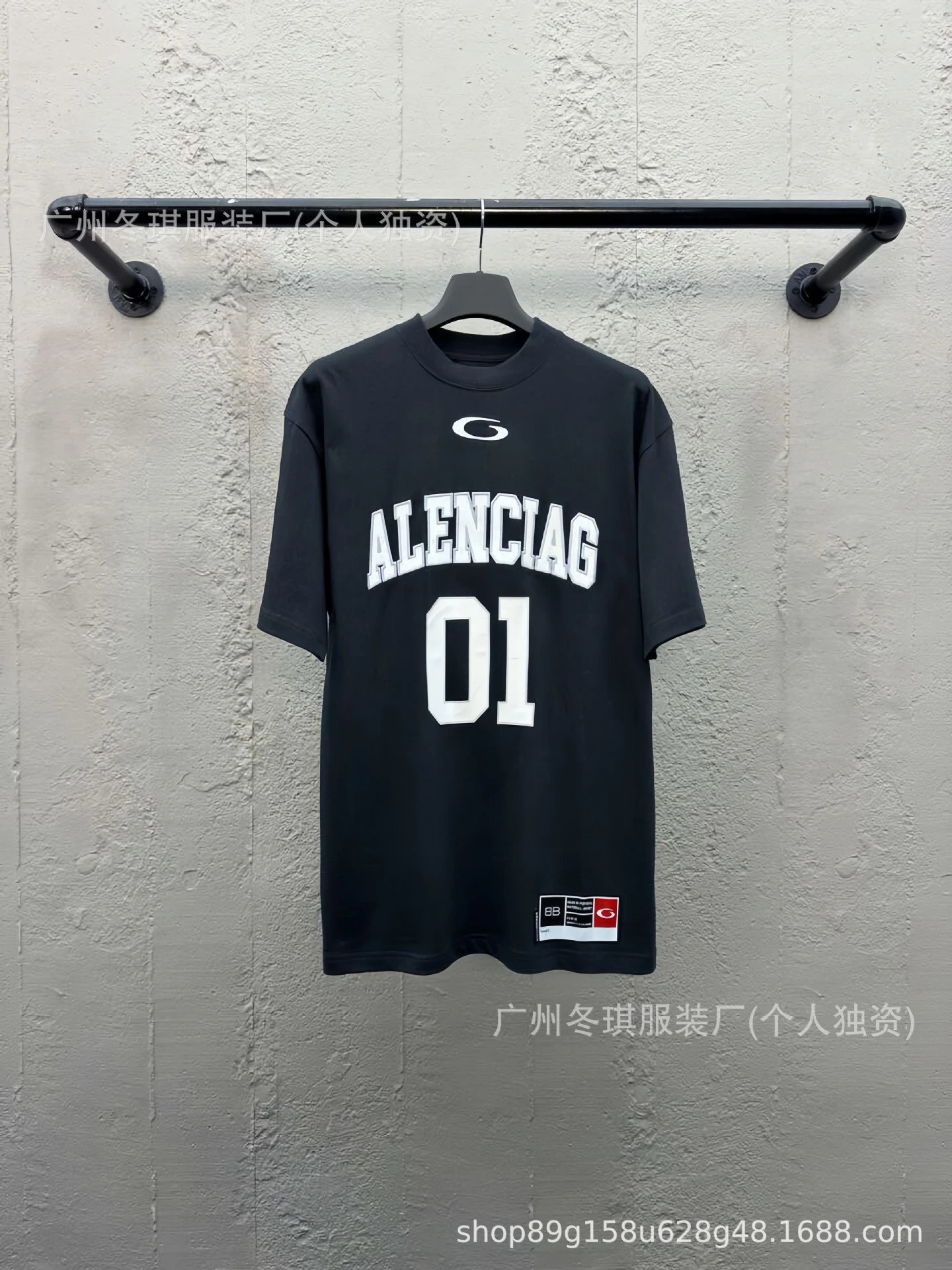 Balenciaga sporty black T-shirt