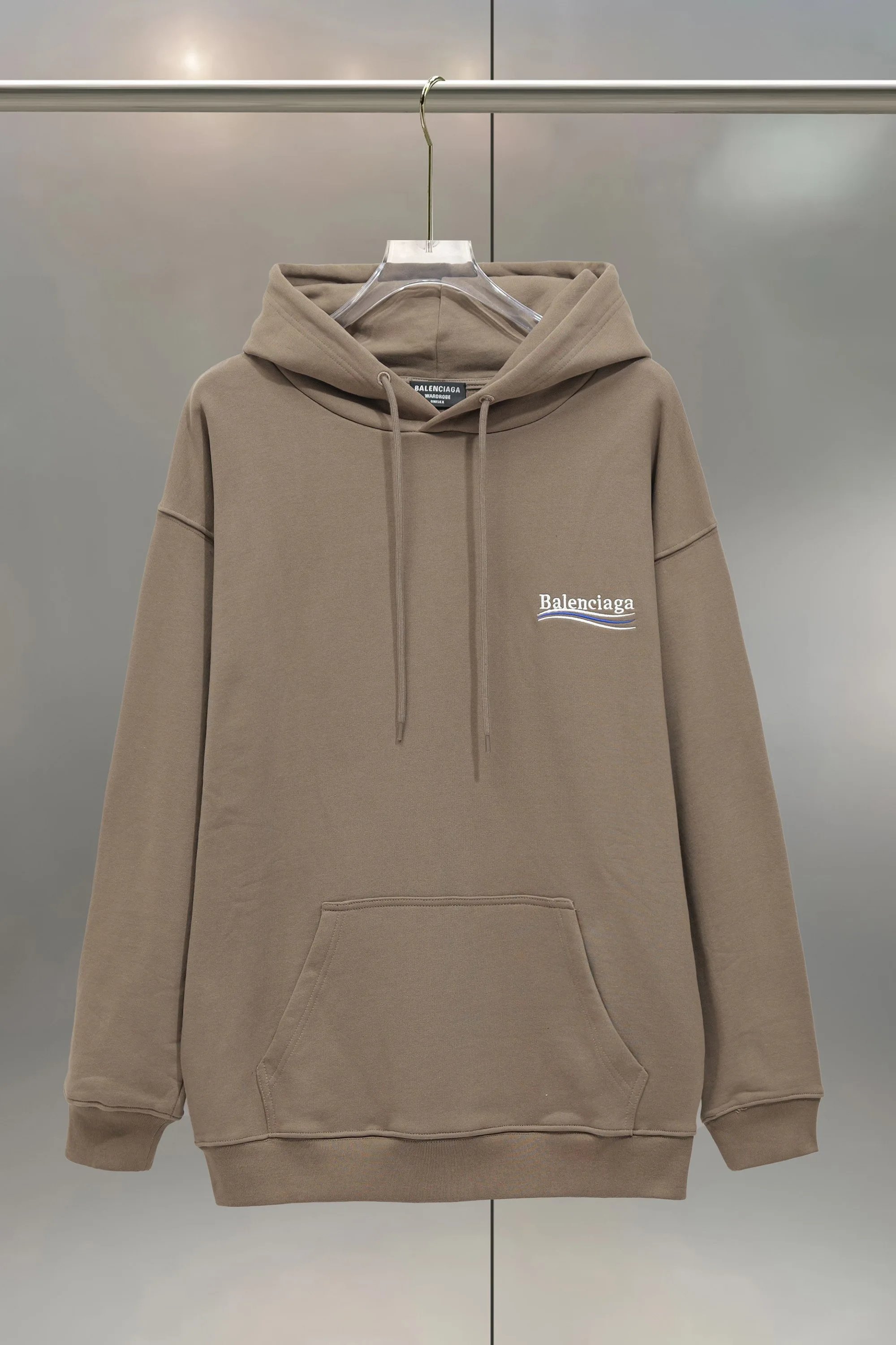 Balenciaga minimalist khaki sweatshirt