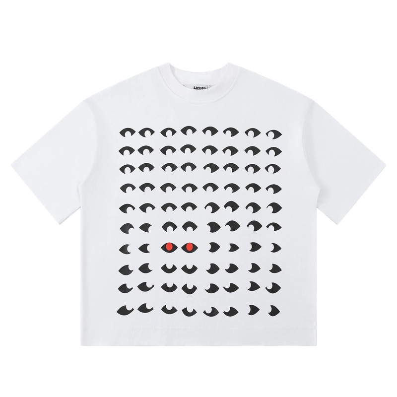 House of Errors Eye Print White T-shirt