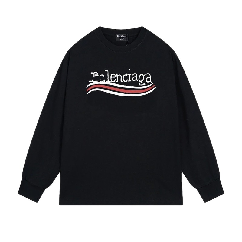 Balenciaga wavy black sweatshirt