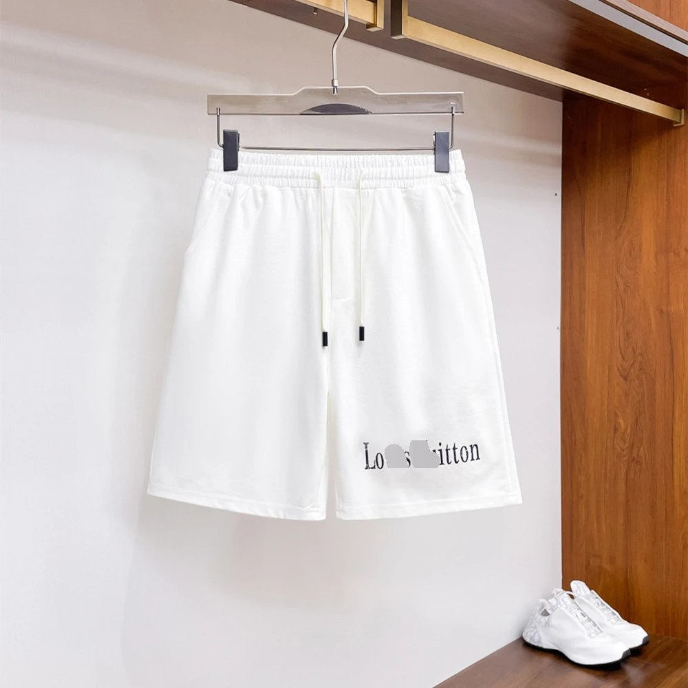 Louis Vuitton Letter Print Casual Style White Shorts