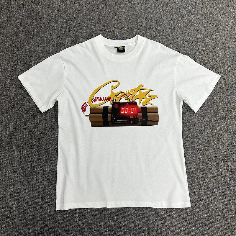 Corteiz Streetwear Logo T-shirt Black Corteiz with Practical Shape