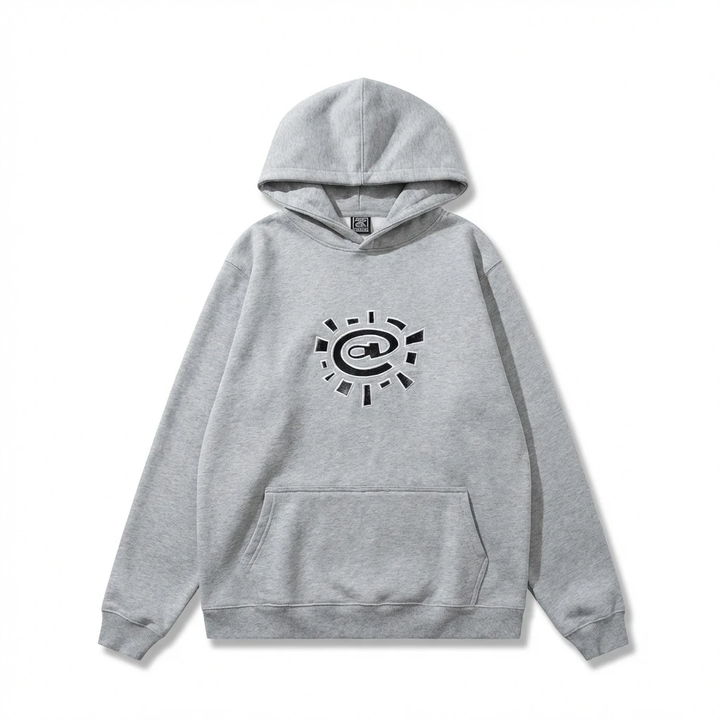ADWYSD trendy brand gray hoodie