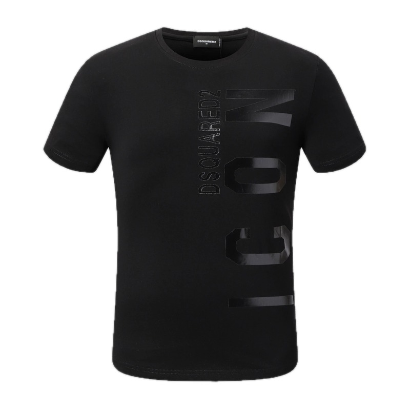 DSQUARED2 ICON Streetwear Black Short-sleeve T-shirt