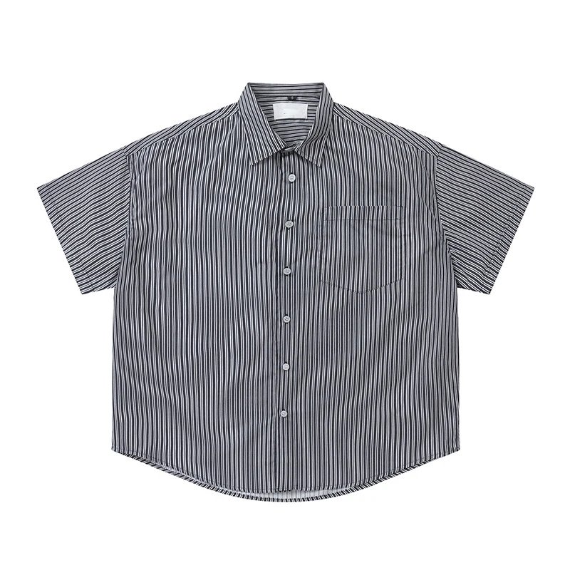 AMI striped retro-style shirt