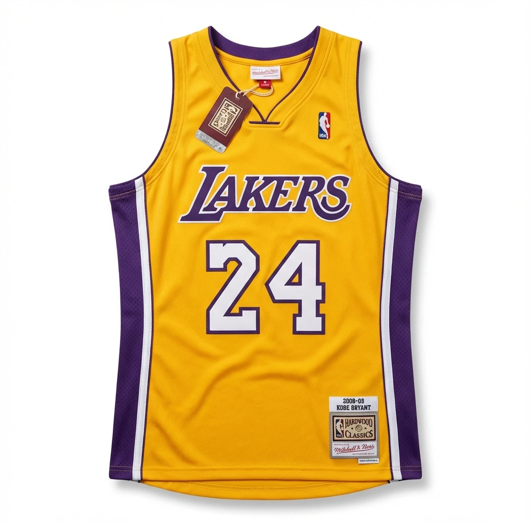 Los Angeles Lakers No. 24 yellow jersey