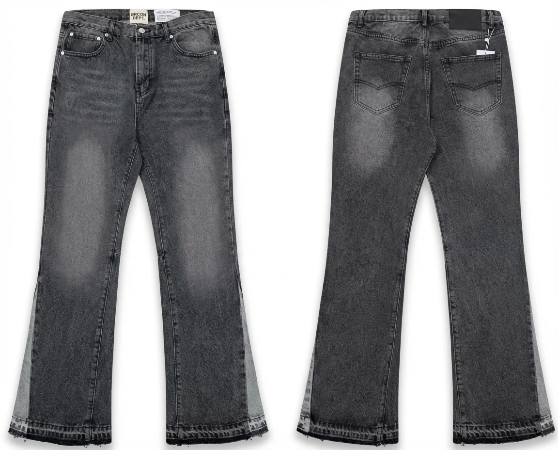 Gallery Dept. Ripped Retro Style Grey Pants