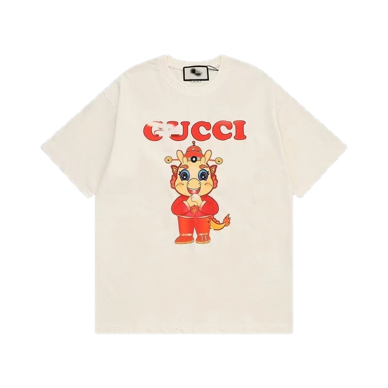 Gucci Year of the Dragon Limited Edition China Chic Style Off-white T-shirt