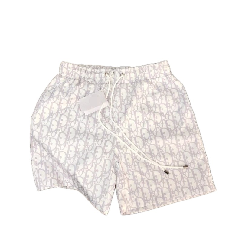 Dior Classic Monogram Casual Style Light Gray Shorts