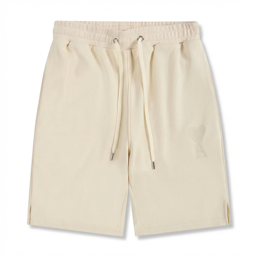 AMI casual style off-white shorts