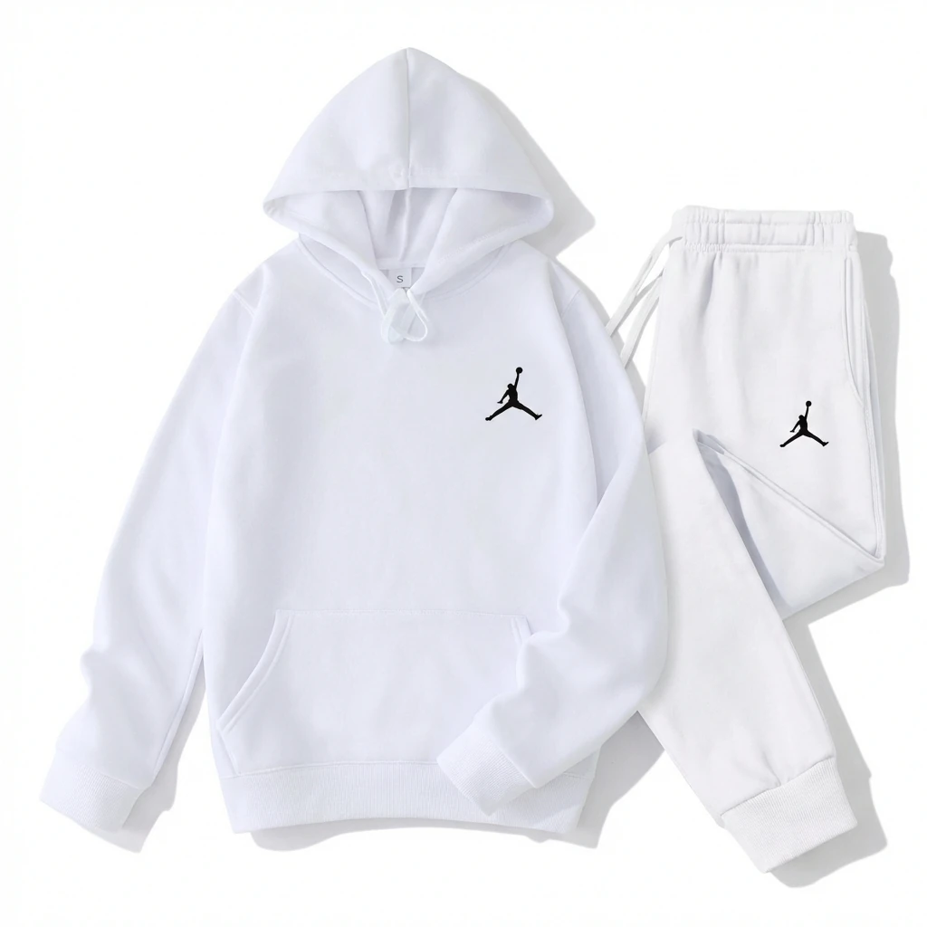 Jordan sporty white suit
