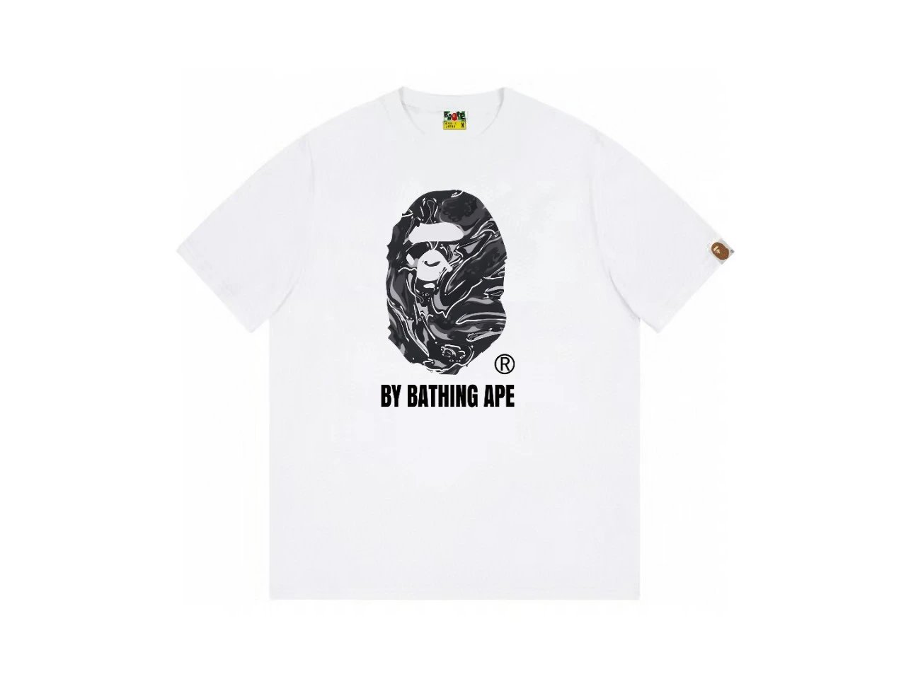 Bape Ape Head Trendy Cool White T-shirt