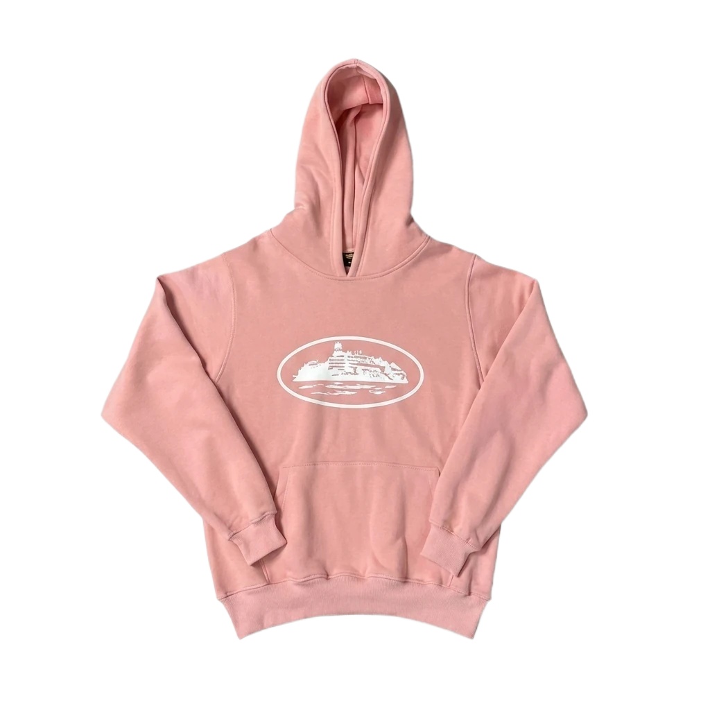 Corteiz Pink Minimalist Hoodie