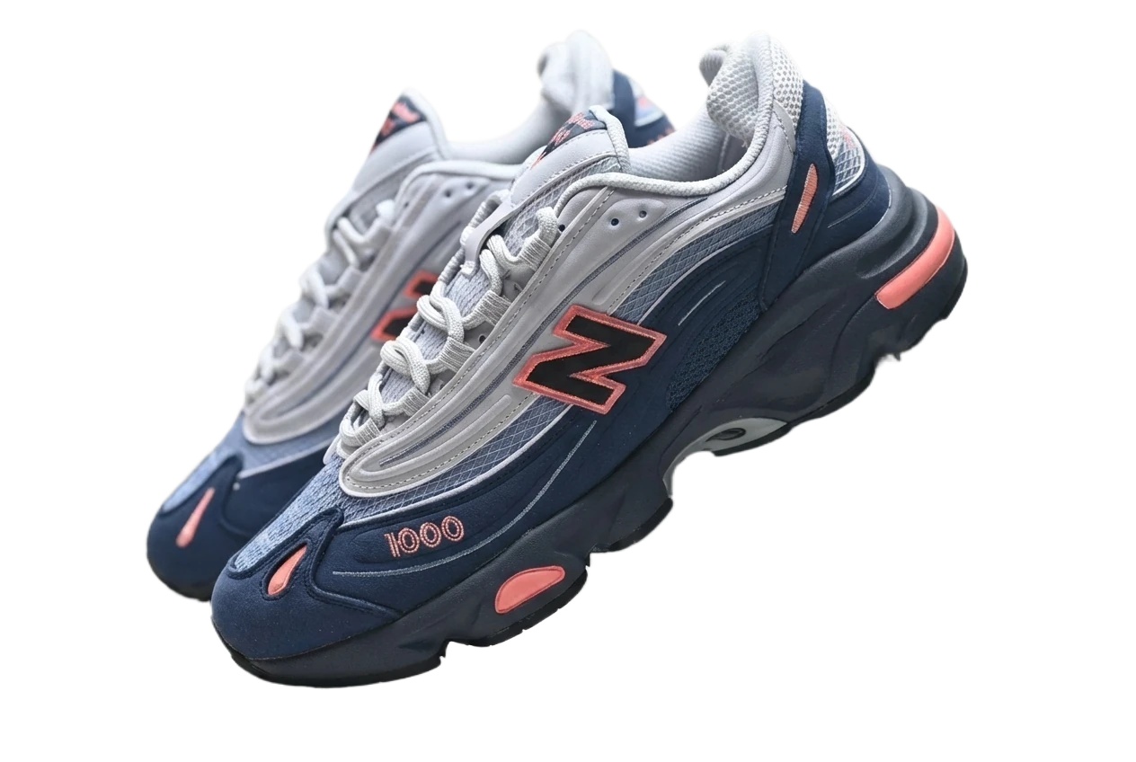 New Balance 1000 Series Grey-Blue Athletic Shoes
