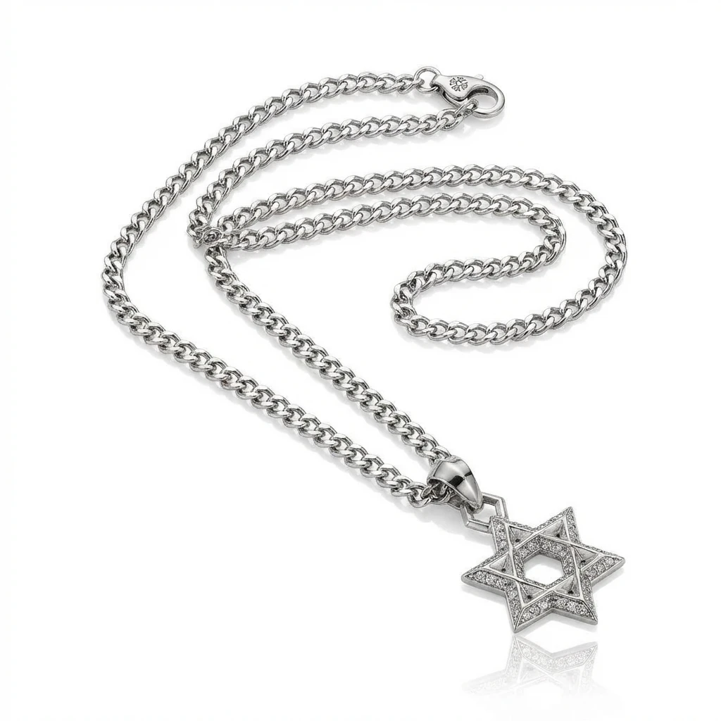 Chrome Hearts Star Style Silver Necklace