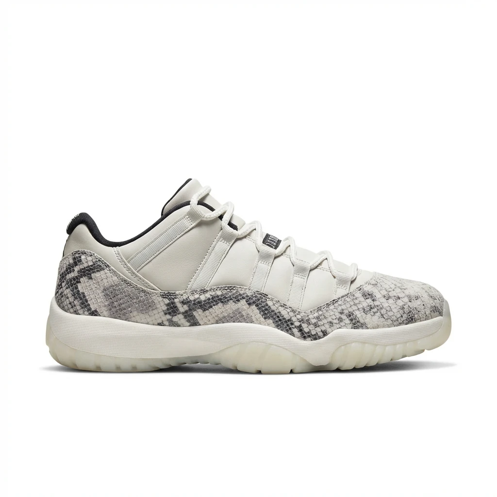 Jordan AJ11 Snake Skin Retro Style Athletic Shoes