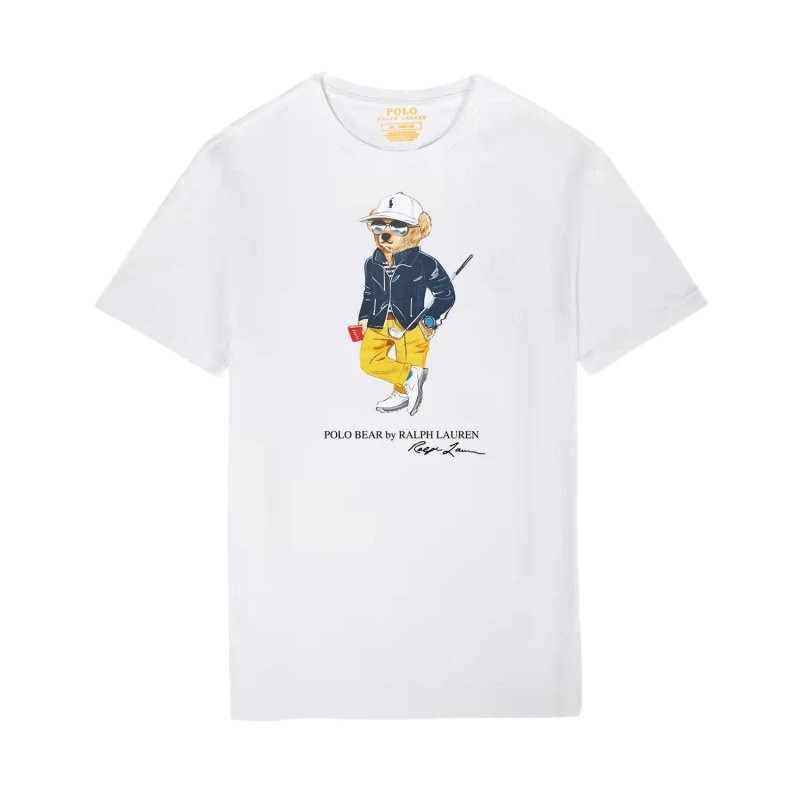 Ralph Lauren white T-shirt with bear print