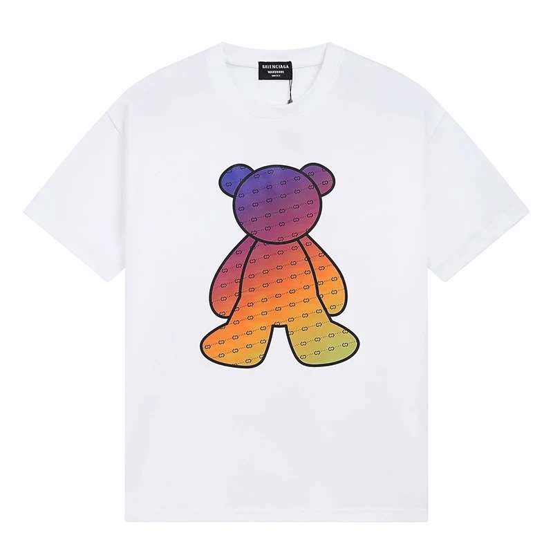 Balenciaga Gradient Bear White T-shirt