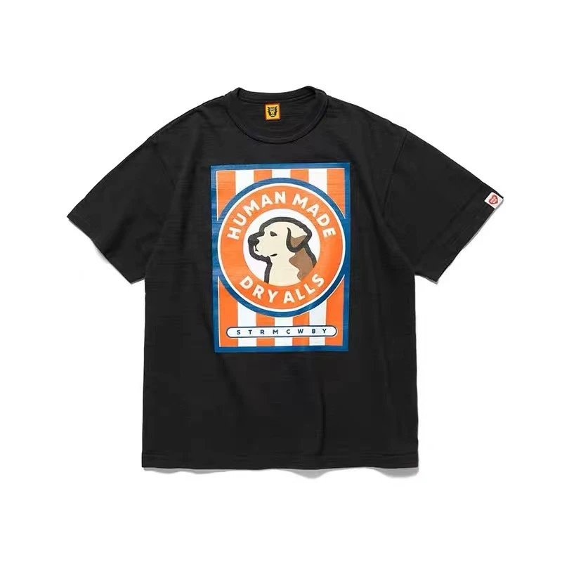 HUMAN MADE DRYALLS Vintage Style Black T-shirt