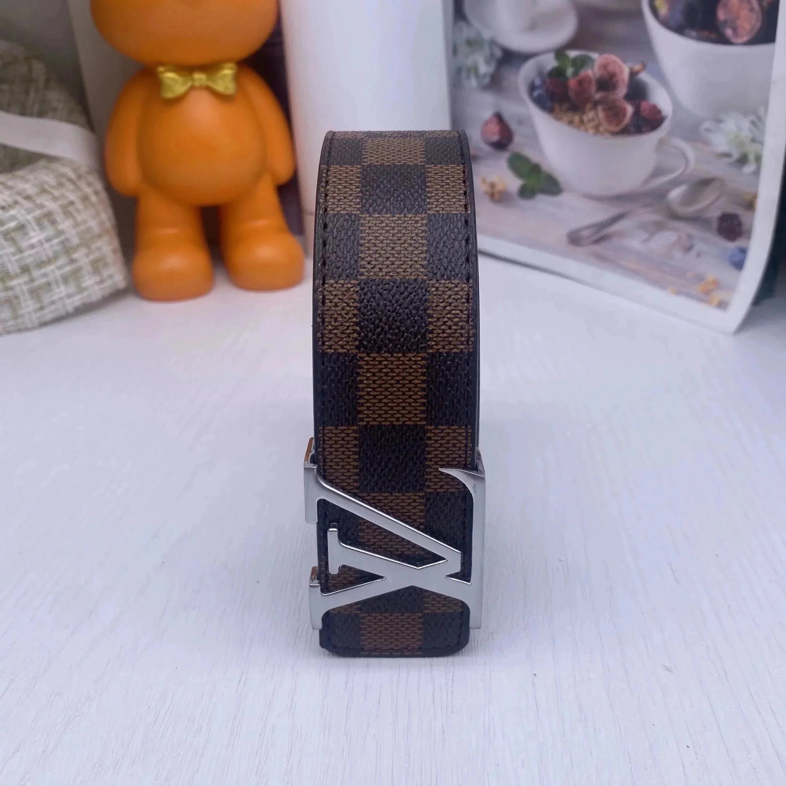 Louis Vuitton Dressy Casual Mood Monogram Belt Poolside Style