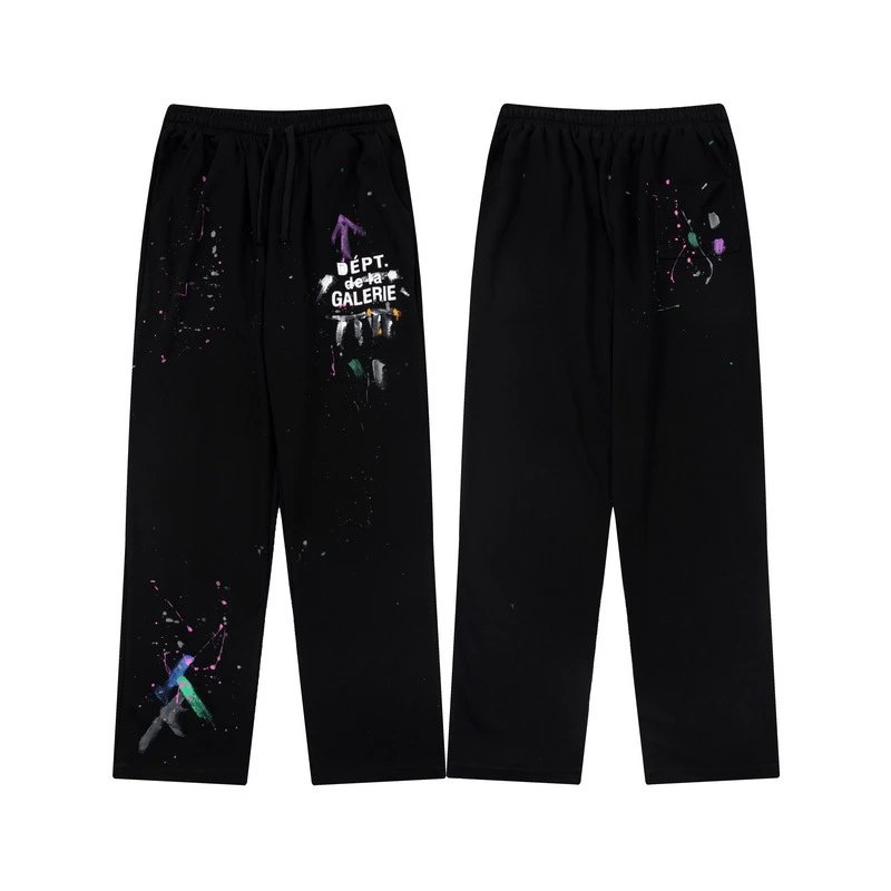 Chrome Hearts Compact Graphic sweatpants Black Printed Graphics for Smart Casual Looks