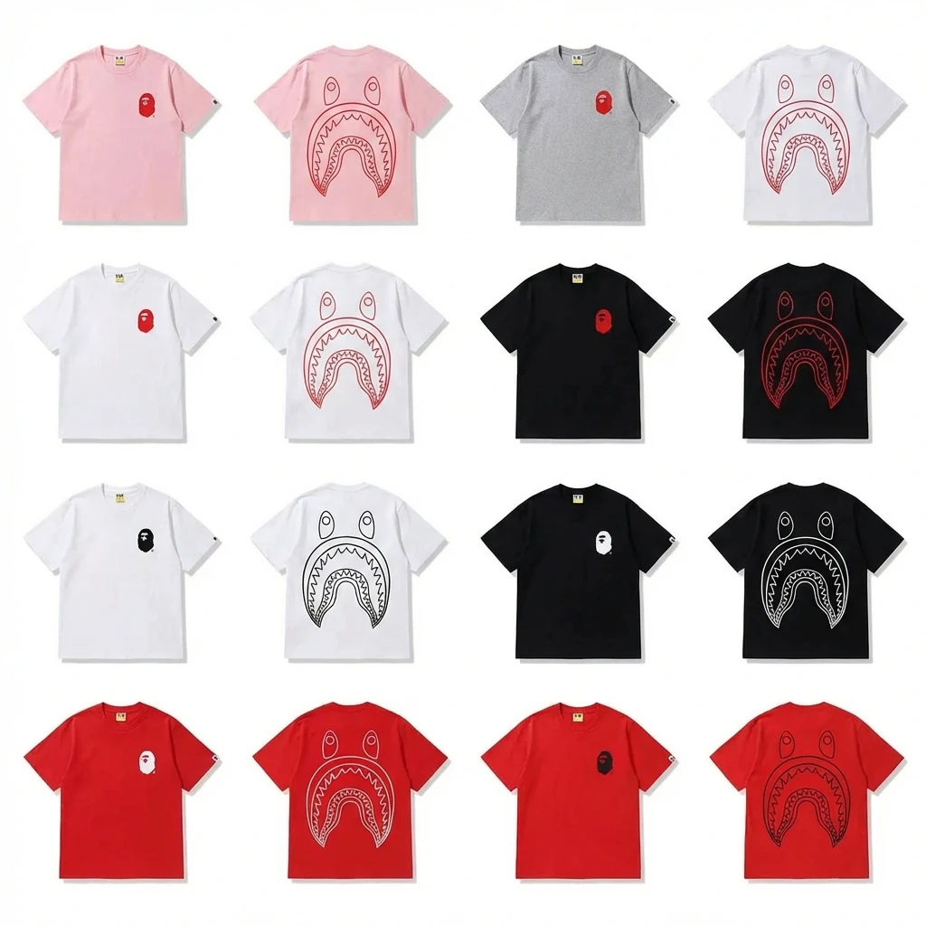 Bape Shark Series Trendy Brand T-shirts