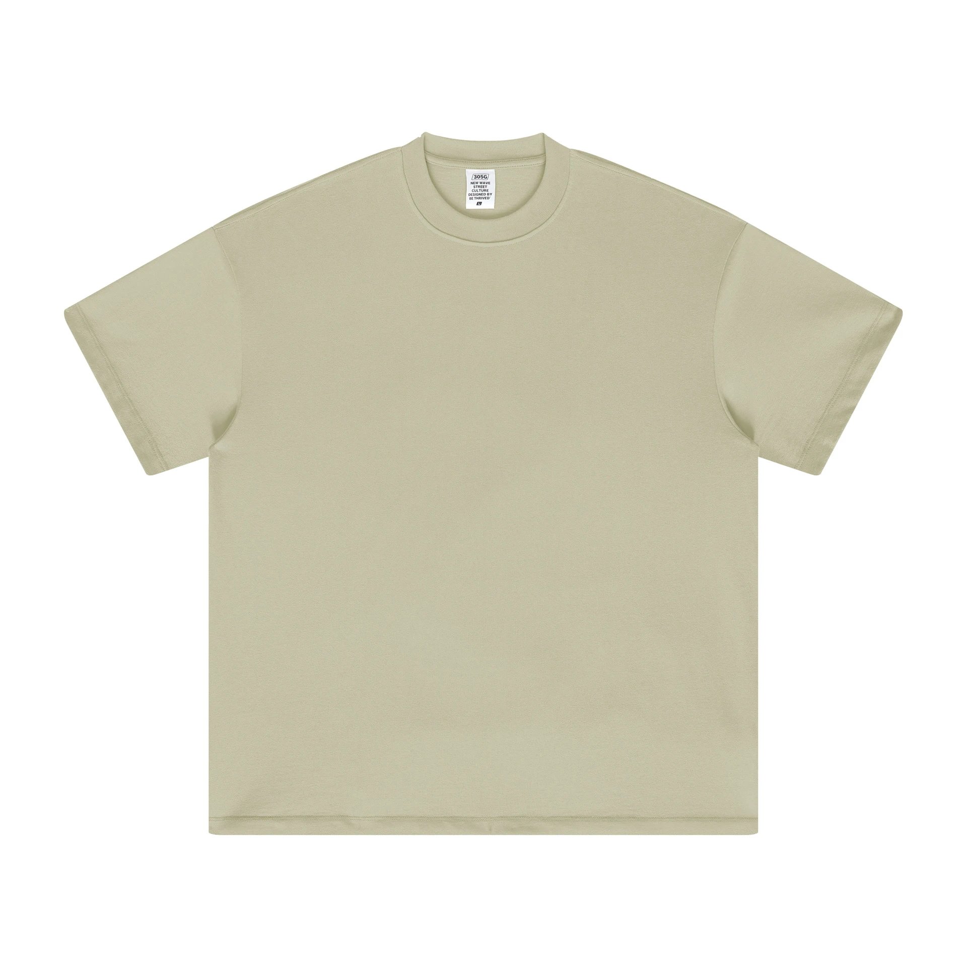 Lightweight Plain white T-shirt Minimal White Short for Trend Styling
