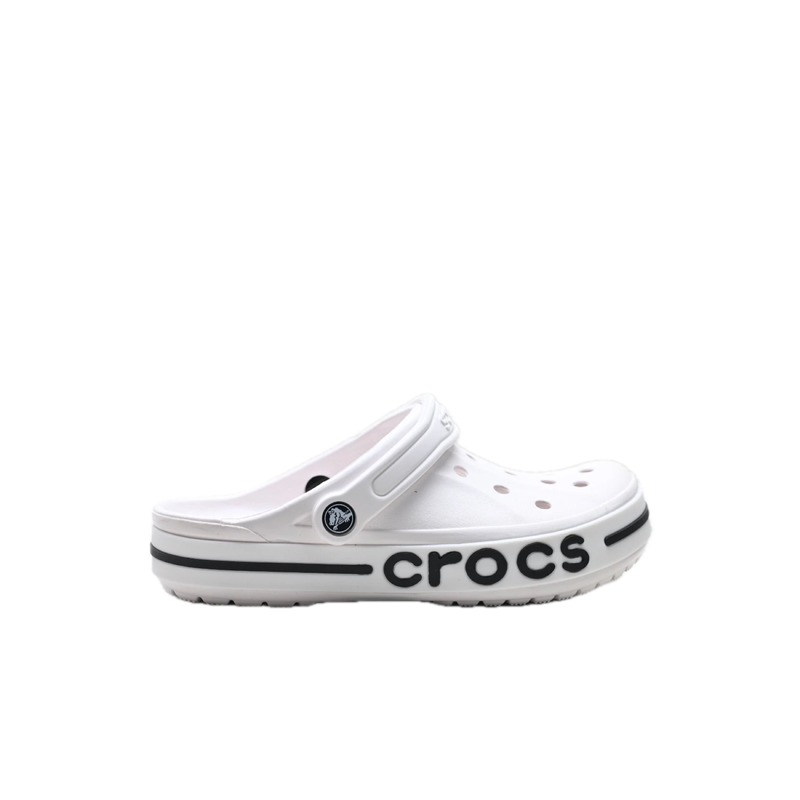 White trendy style of Crocs clogs