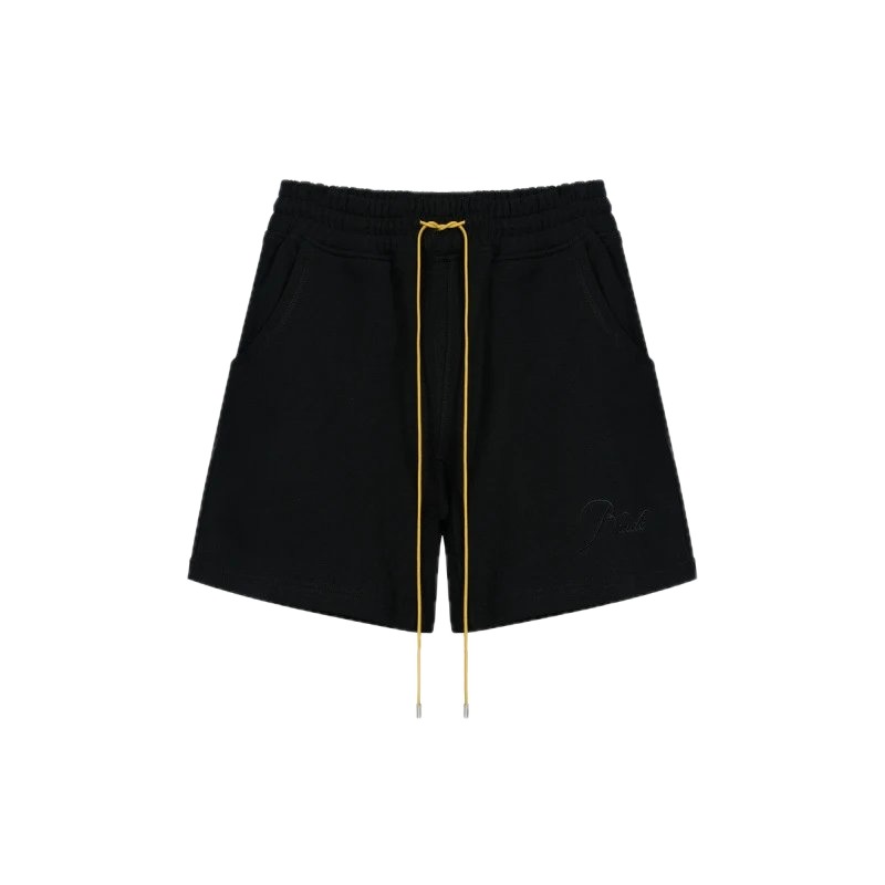 RHUDE minimalist black shorts