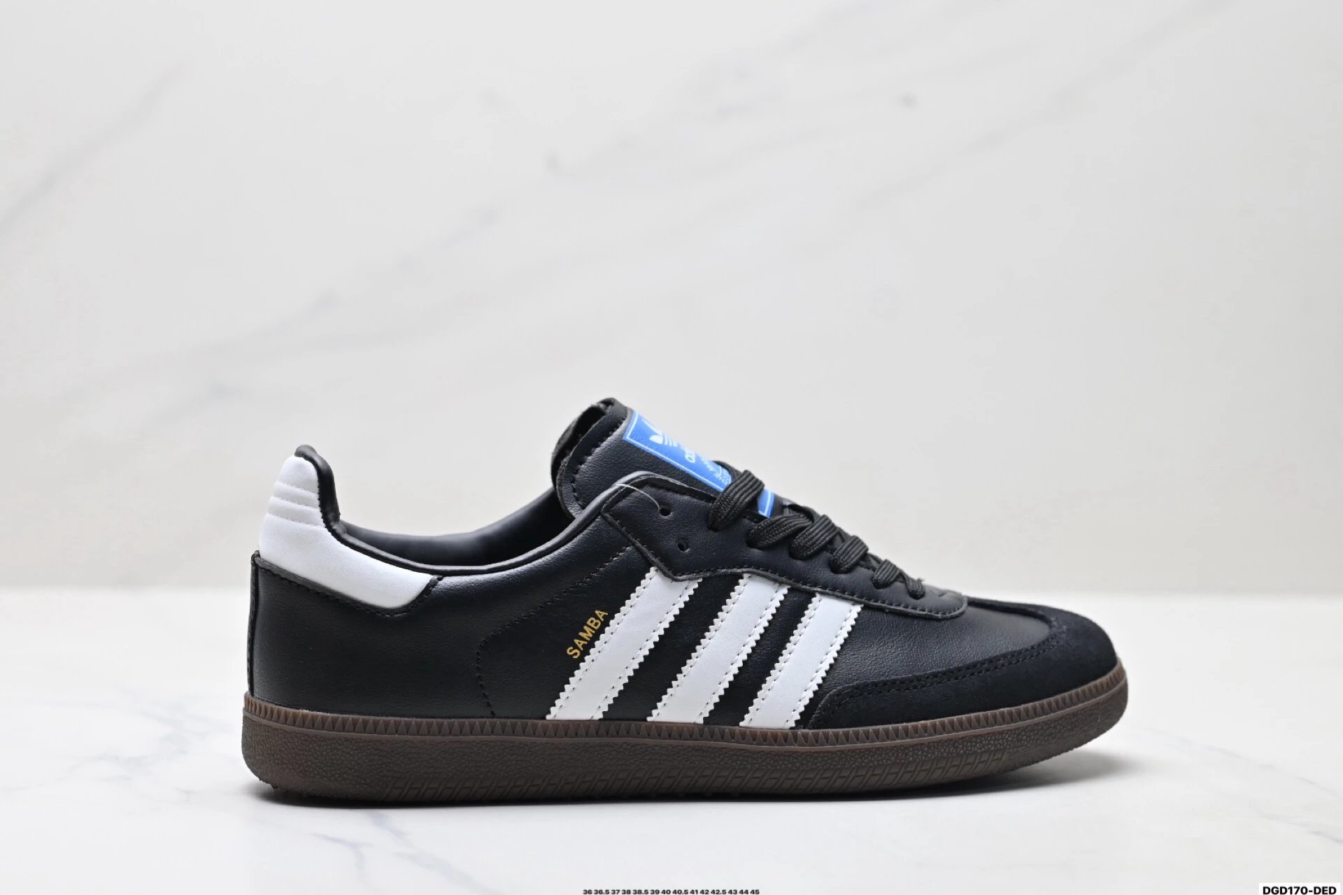 Adidas Samba retro style black shoes