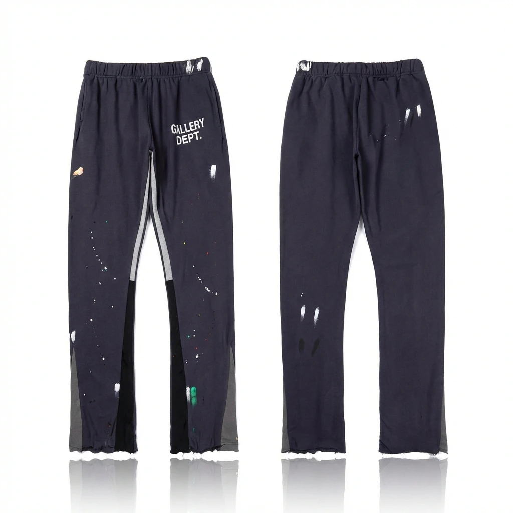 Gallery Dept Graffiti Style Black Trousers