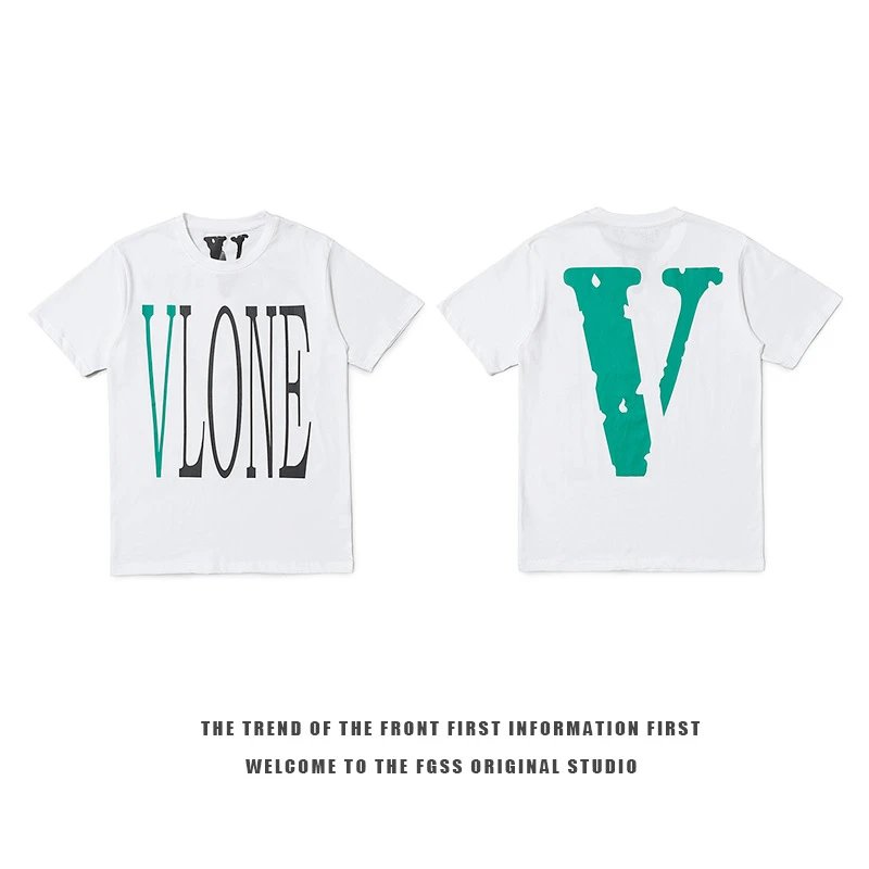 Vlone Resort Logo T-shirt Black Purple Vlone for Travel Looks