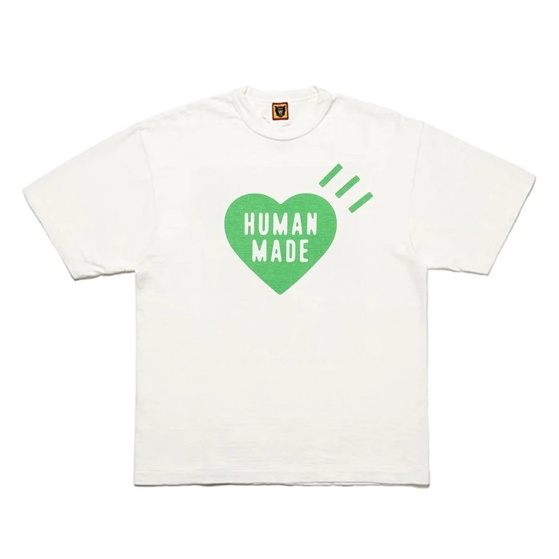Human Made Logo Detail Heart logo T-shirt Black Green Human with Relaxed Feel
