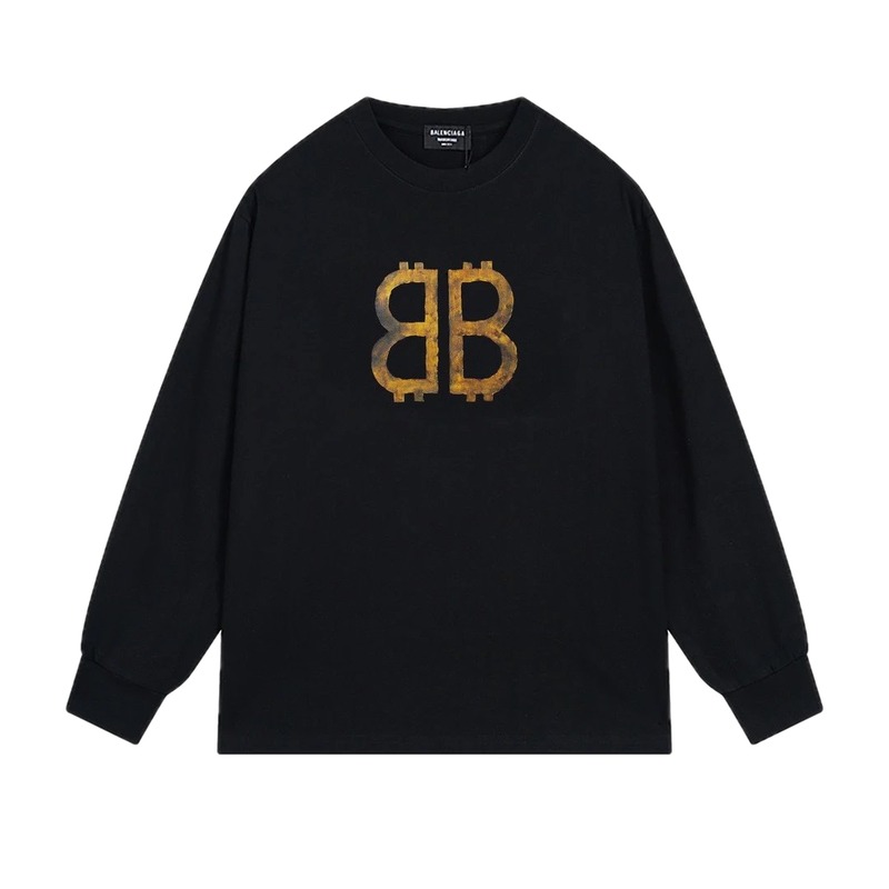 Balenciaga BB Print Black Sweatshirt