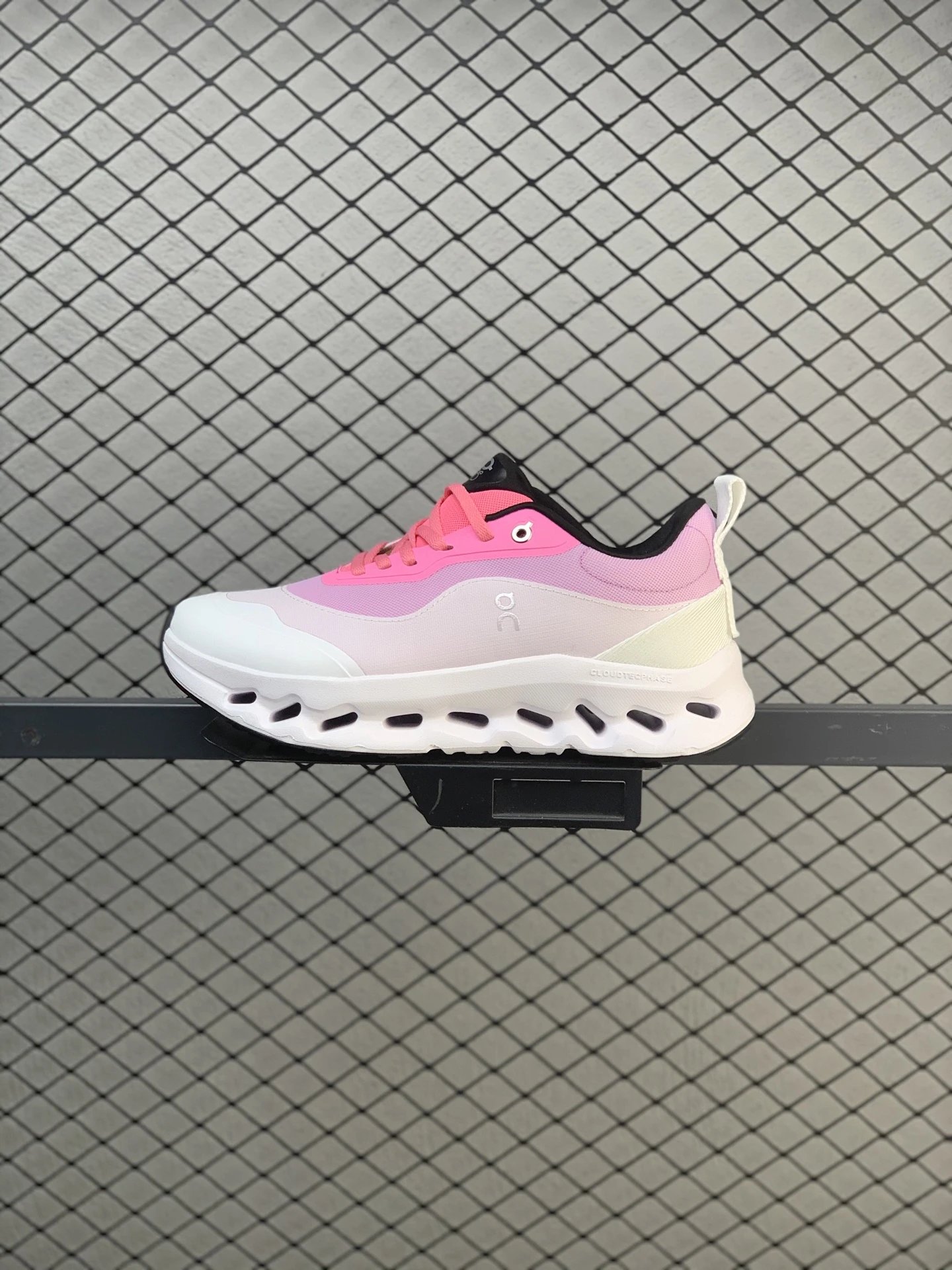 On Cloud Runners with Segmented Sole Pods in Pink