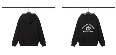 Chrome Hearts 2089-79 Black Cross Graphic Hoodie Clean Finish