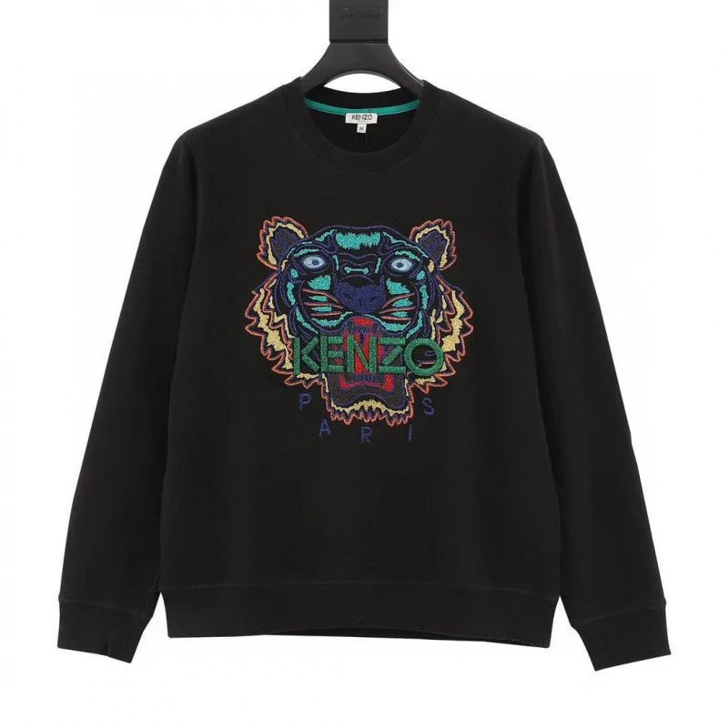Kenzo Style Kc32 Tiger SweatShirt Campus Look Graphic