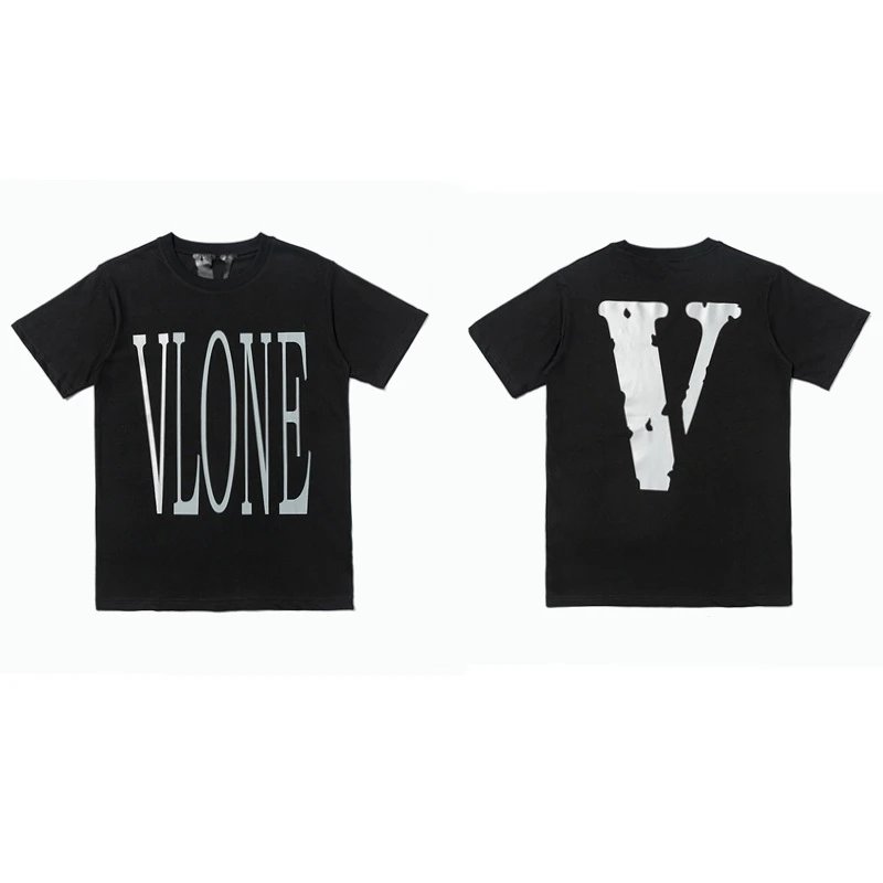 Vlone Compact Logo T-shirt Black Purple Vlone for Sport-Inspired Styling