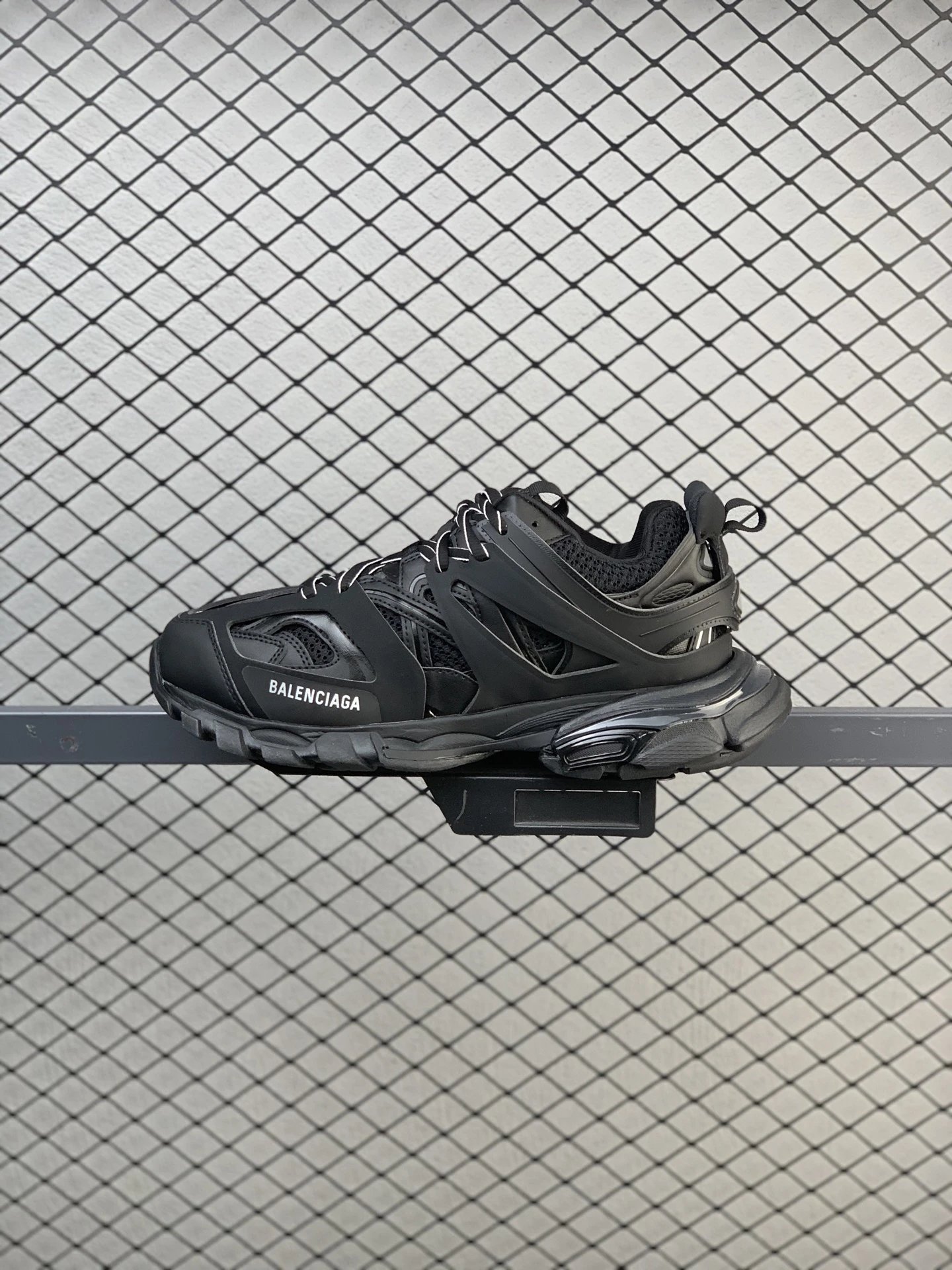 Balenciaga Black Chunky Runners and Oversized Sole