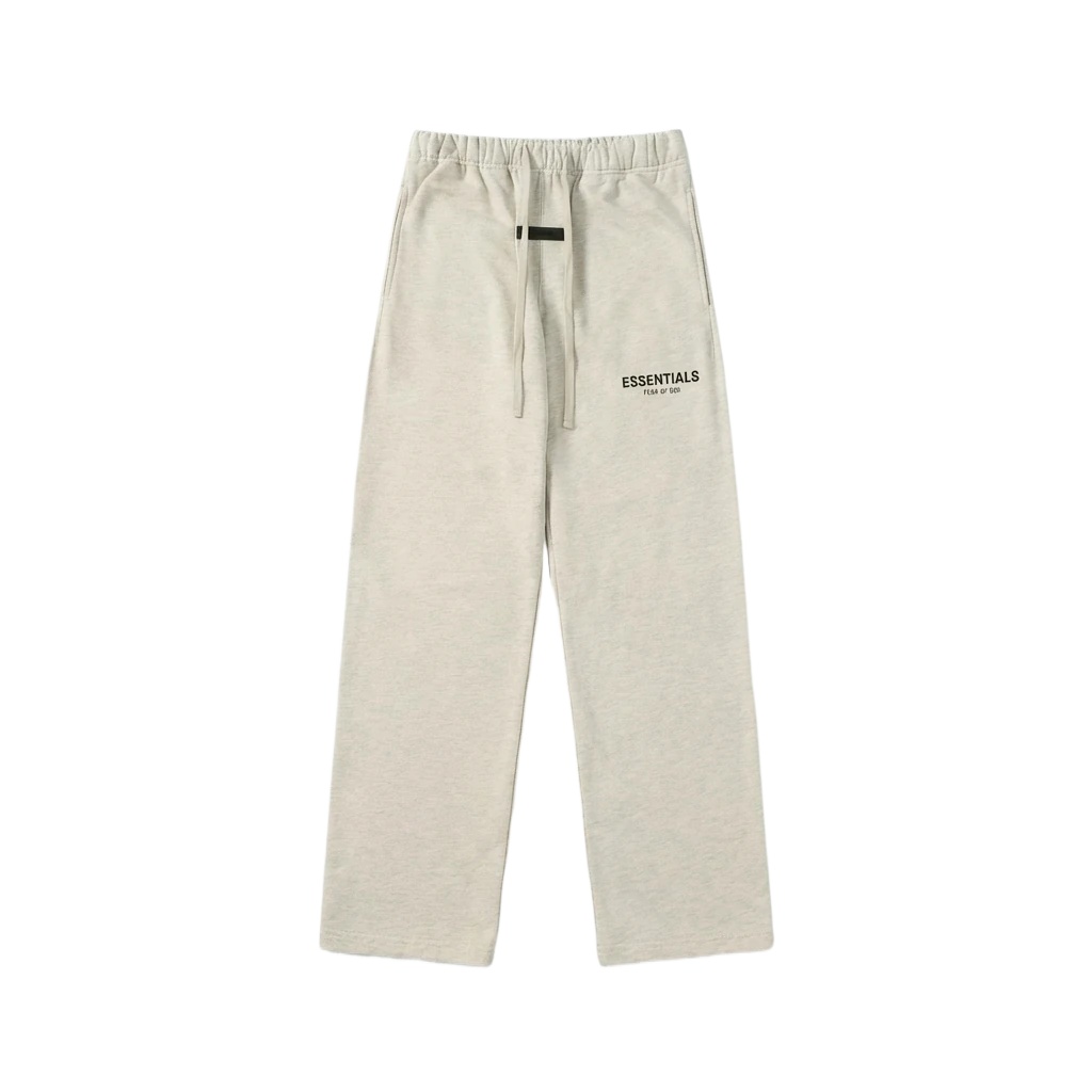 ESSENTIALS minimalist light gray sweatpants