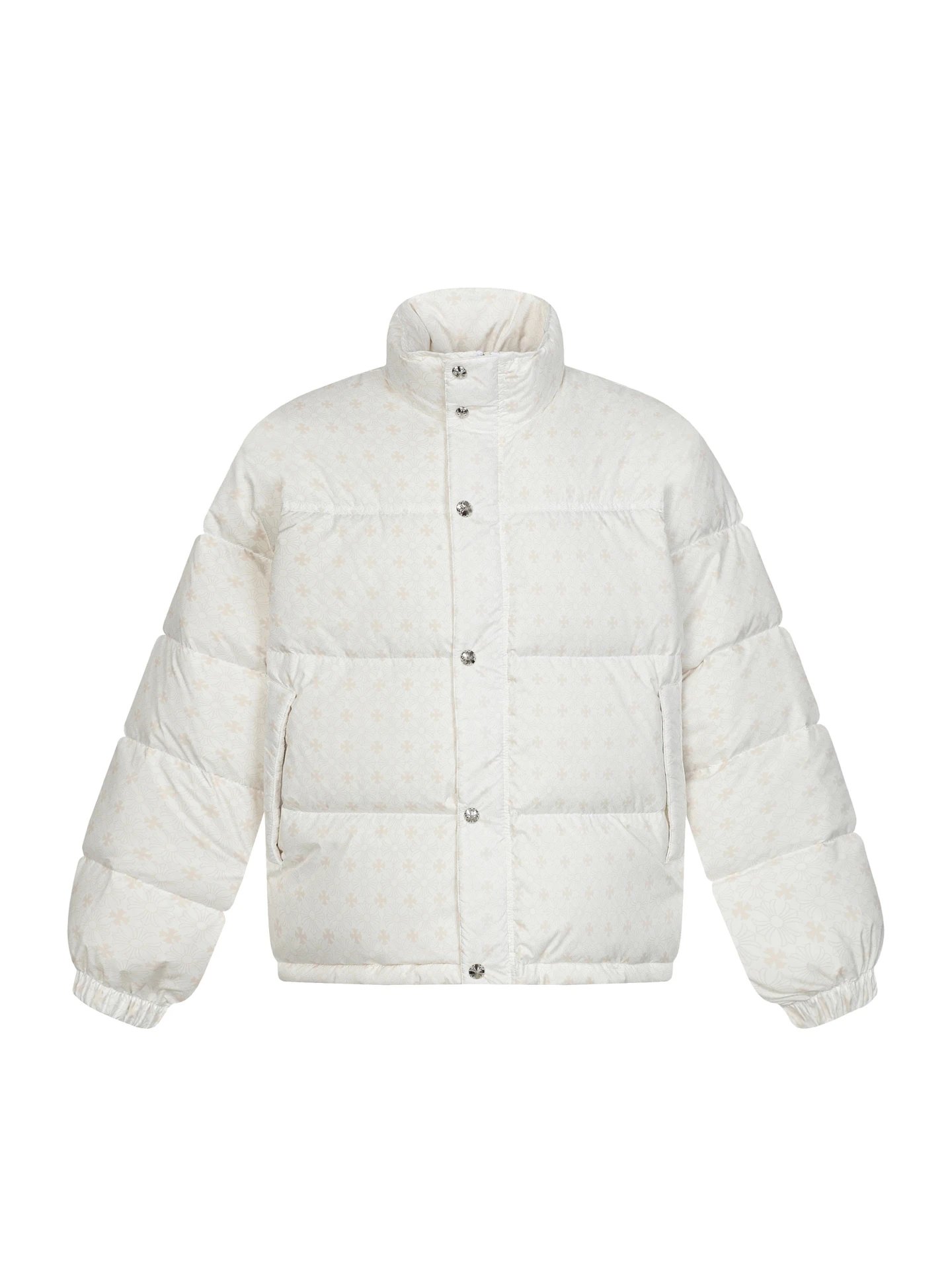 Chrome Hearts Retro Style White Cotton Coat