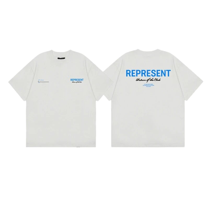 Represent Club High Street Style White T-Shirt
