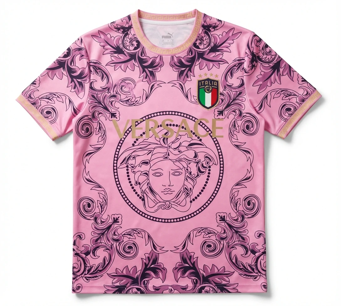 Stussy pink printed short-sleeved shirt