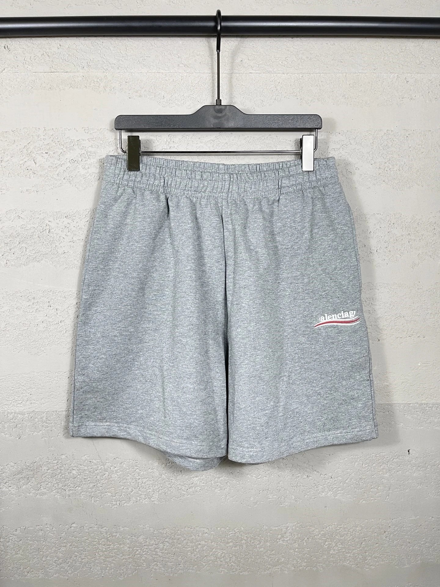 Balenciaga grey sports shorts