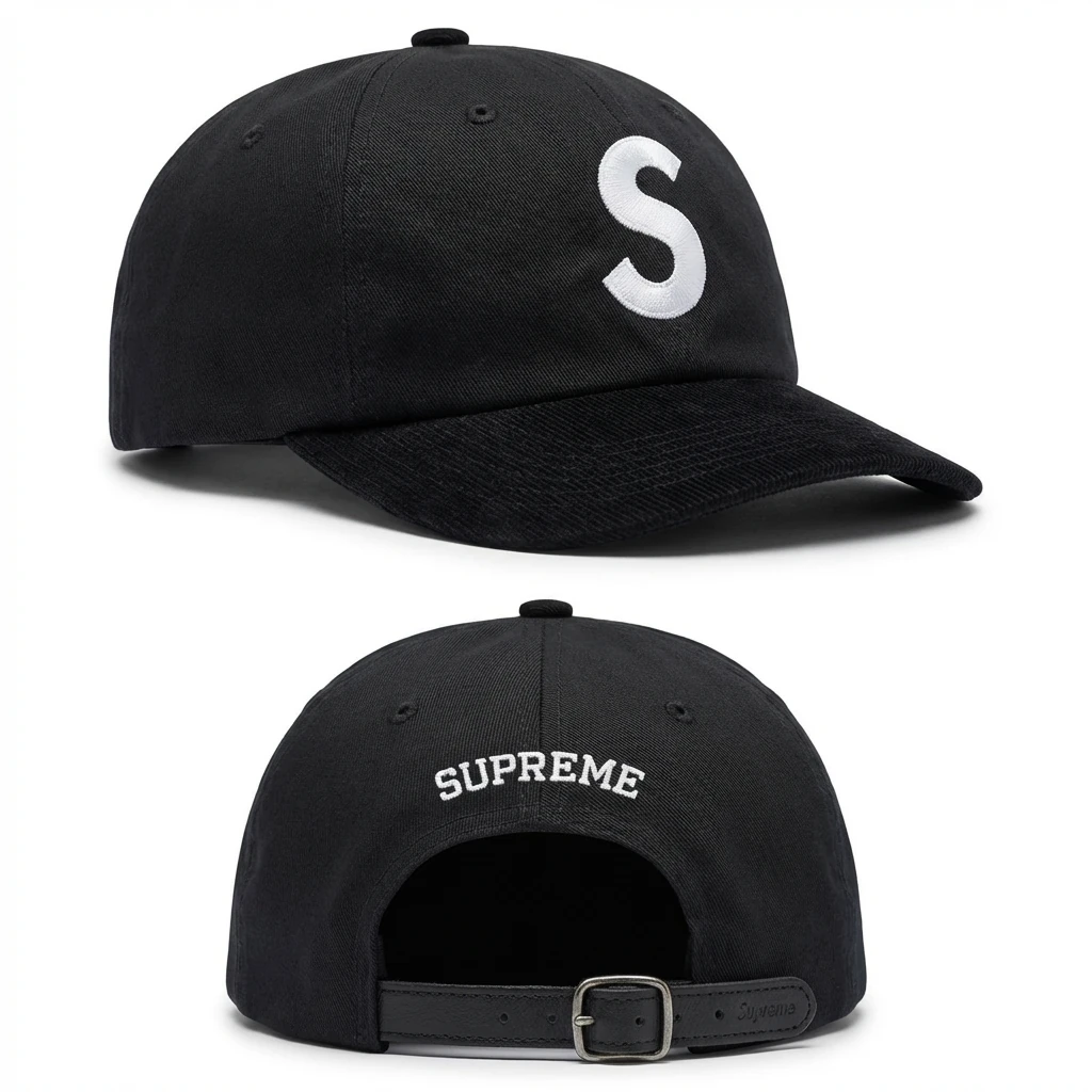 Simple Style Black Hat with Supreme Letters