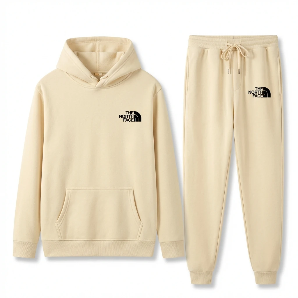 The North Face Simple Style Beige Suit