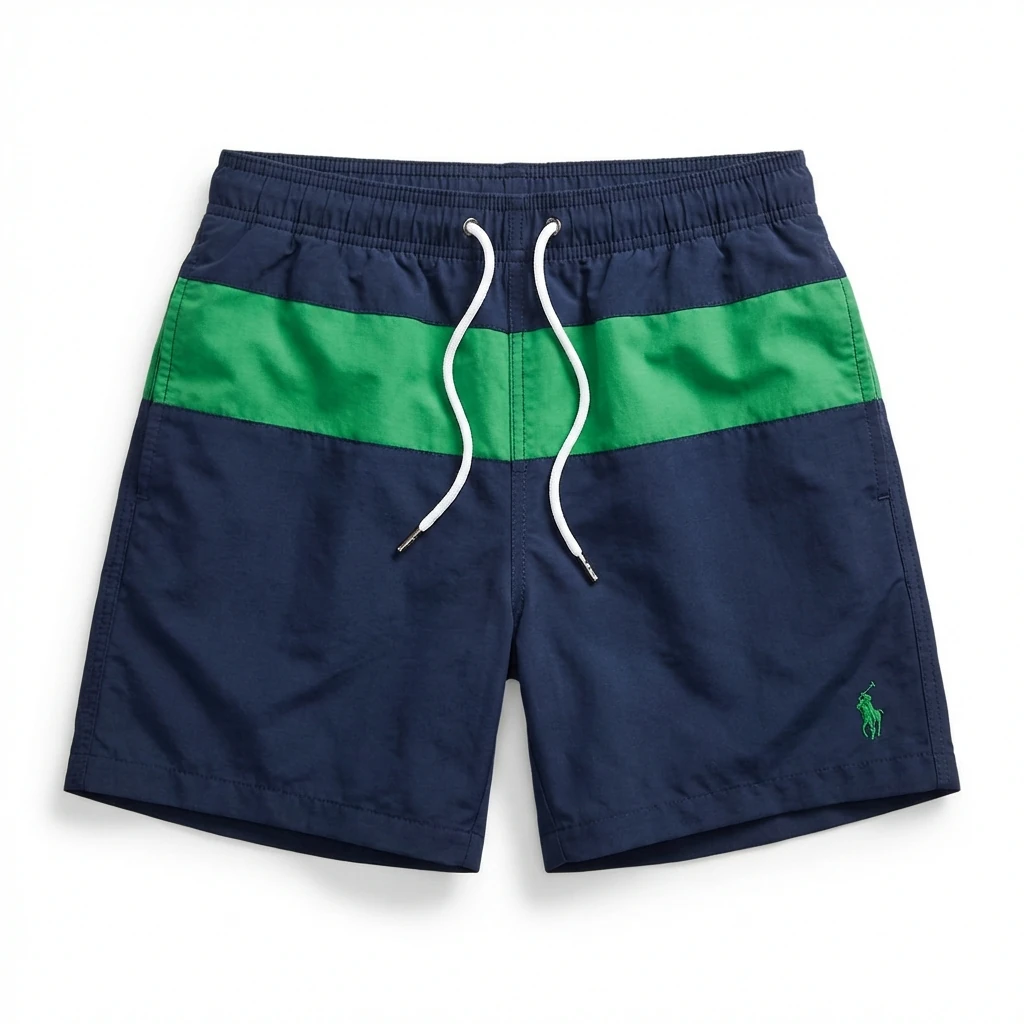 Ralph Lauren Color-Block Casual Shorts