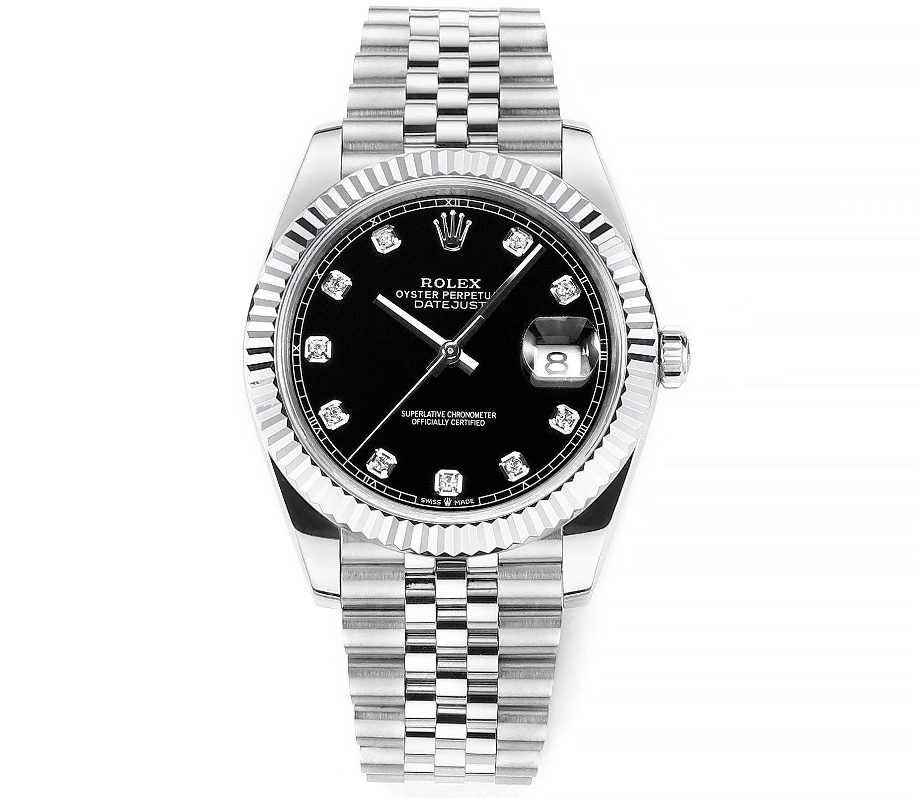 Occasion Rolex Datejust Automatic Watch - Silver And Black