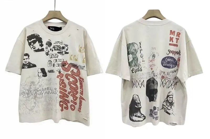 Paly Hollywood Graffiti Retro Off-white T-shirt